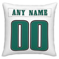 Custom P.Eagles Pillow Decorative Throw Pillow Case - Print Personalized Football Team Fans Name & Number Birthday Gift Football Pillows