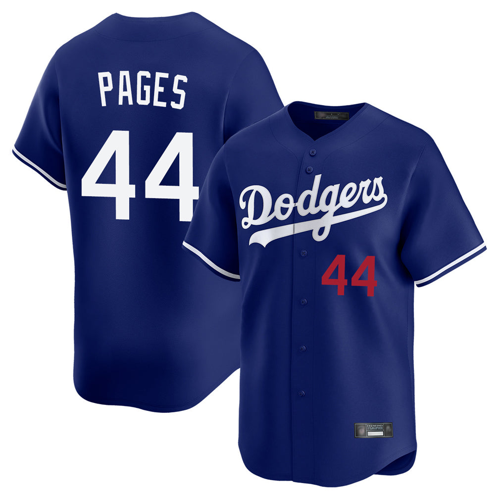 LA.Dodgers #44 Andy Pages Player Royal Limited Home Gdoa Stitched Jerseys