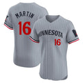M.Twins #16 Austin Martin Player Gray Home Limited Elite Gdoa Stitched Jerseys