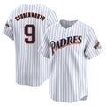 S.Diego Padres #9 Jake Cronenworth Player White Cooperstown Collection Limited Home Gdoa Stitched Jerseys