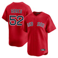 B.Red Sox #52 Wilyer Abreu Player Red Limited Home Game Gdoa Stitched Jerseys