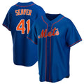 NY.Mets #41 Tom Seaver Player Royal Home Game Gdoa Stitched Jerseys