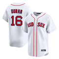B.Red Sox #16 Jarren Duran Player White Limited Home Game Gdoa Stitched Jerseys