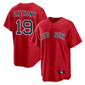 B.Red Sox #19 Roman Anthony Player Red Home Game Gdoa Stitched Jerseys