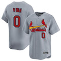 St. Louis Cardinals #0 Masyn Winn Player Gray Home Limited Gdoa Stitched Jerseys