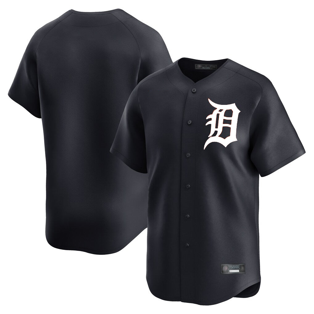 D.Tigers ## Tigers Blank Player Navy Limited Home Game Gdoa Stitched Jerseys