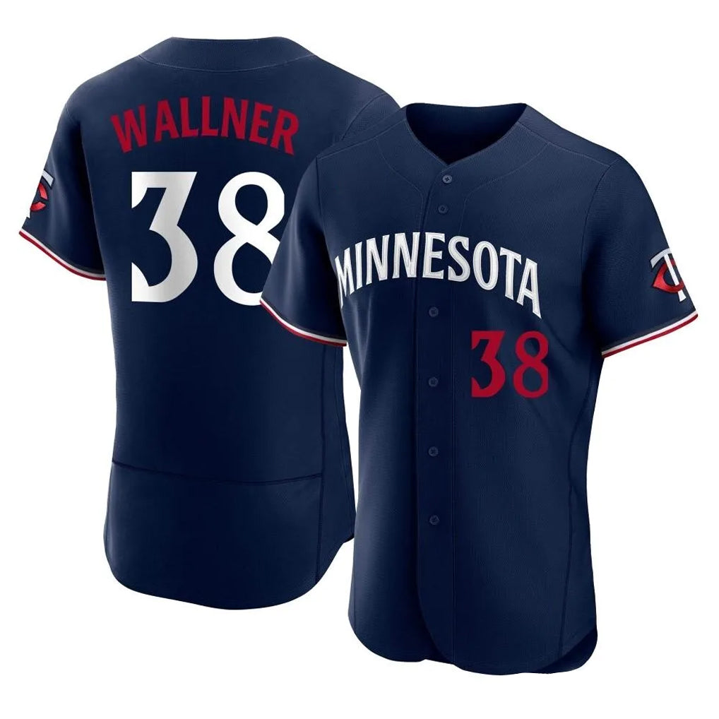 M.Twins #38 Matt Wallner Player Navy Replica Home Limited Elite Gdoa Stitched Jerseys