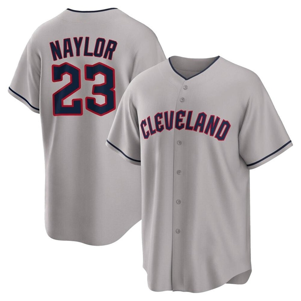 C.Guardians #23 Bo Naylor Player Gray Game Home Gdoa Stitched Jerseys