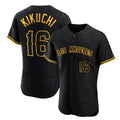 LA.Angels #16 Yusei Kikuchi Player Black Snake Skin City Limited Elite Home Gdoa Stitched Jerseys