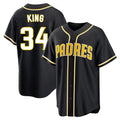S.Diego Padres #34 Michael King Player Black 2026 Fashion Home Stitched Jerseys