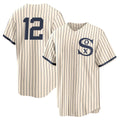 C.White Sox #12 Colson Montgomery Player Cream Field of Dreams Home Game Gdoa Stitched Jerseys