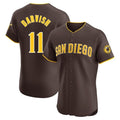 S.Diego Padres #11 Yu Darvish Player Brown Home Limited Elite Stitched Jerseys