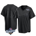 LA.Dodgers #16 Will Smith Player Black World Series Pitch Fashion T-shirt Gdoa Stitched Jerseys