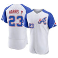 A.Braves #23 Michael Harris II player White Authentic City Connect Stitched Jerseys