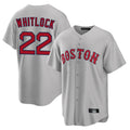 B.Red Sox #22 Garrett Whitlock Player Gray Road Home Game Gdoa Stitched Jerseys