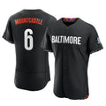 B.Orioles #6 Ryan Mountcastle Player Black City Connect Limited Elite Home Game Gdoa Stitched Jerseys