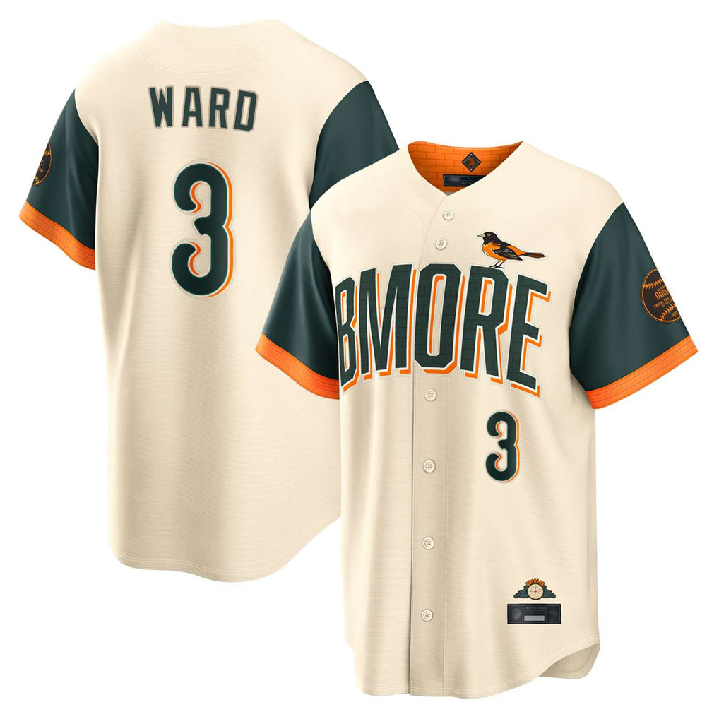 B.Orioles #3 Taylor Ward Player Cream 2026 City Connect Home Game Gdoa Stitched Jerseys