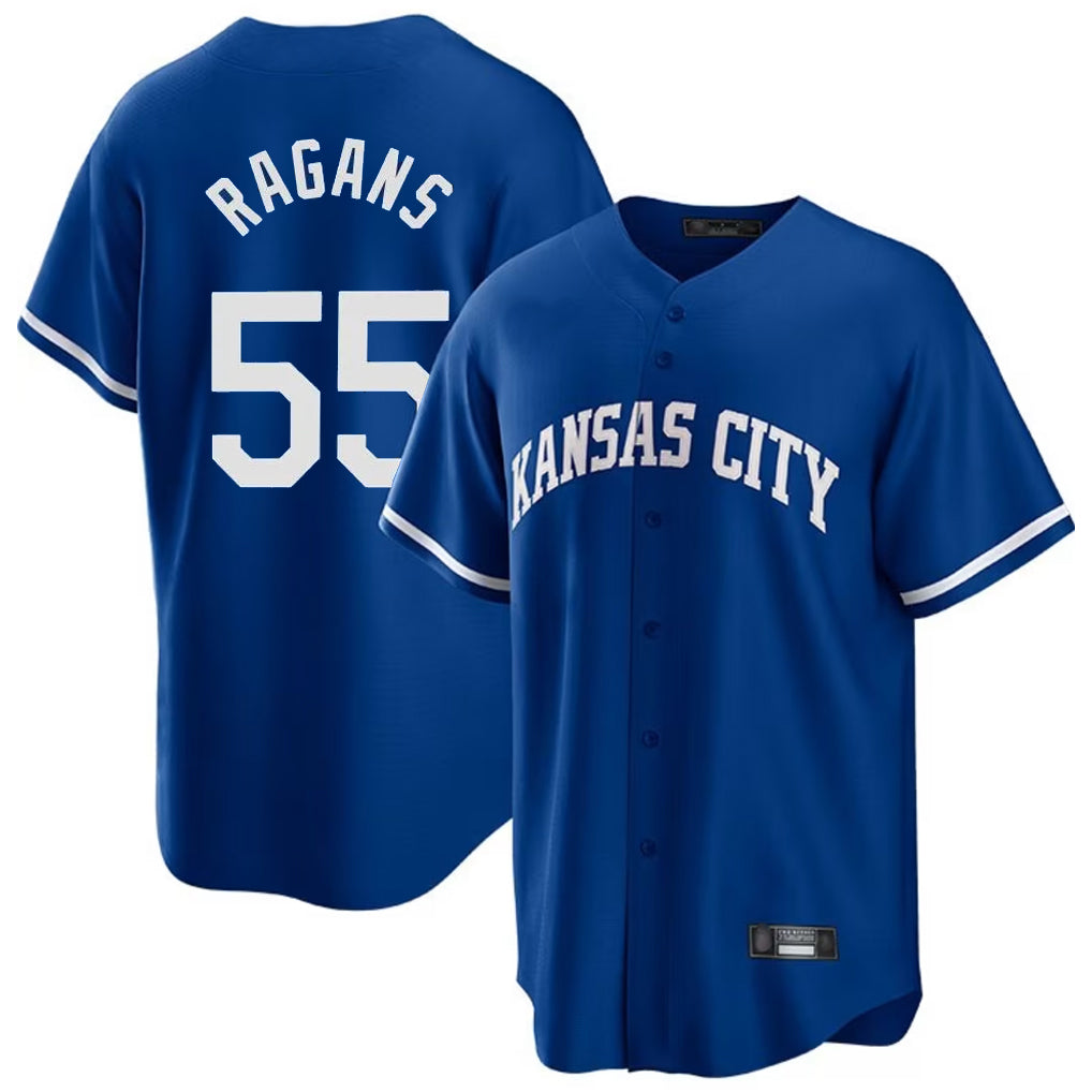 KC.Royals #55 Cole Ragans Player Royal Game Home Gdoa Stitched Jerseys