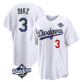 LA.Dodgers #3 Edwin D¨ªaz Player Gold White World Series World Series 2026 Collection Stadium Limited Gdoa Stitched Jerseys