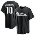 P.Phillies #10 J.T. Realmuto Player Black Alt Fashion Home Game Stitched Jerseys