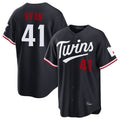 M.Twins #41 Joe Ryan Player Navy Home Game Gdoa Stitched Jerseys