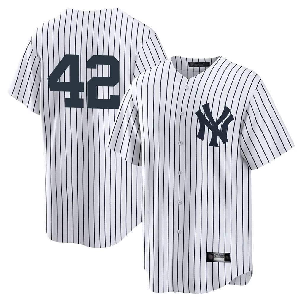 NY.Yankees #42 Mariano Rivera Player White Game Stitched Jerseys