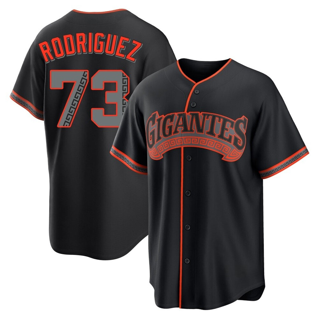 SF.Giants #73 Randy Rodriguez Player Black Alternate Limited Stitched Jerseys