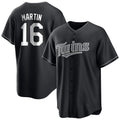 M.Twins #16 Austin Martin Player Black Home Game Gdoa Stitched Jerseys