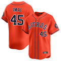H.Astros #45 Tatsuya Imai Player Orange Home Limited Gdoa Stitched Jerseys