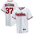C.Guardians #37 Travis Bazzana Player White Game Home Gdoa Stitched Jerseys