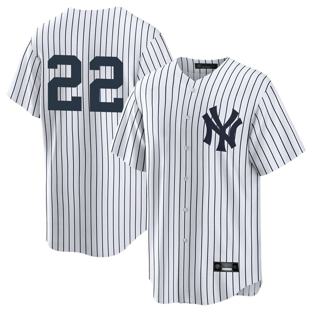 NY.Yankees #22 Ben Rice Player White Game Stitched Jerseys