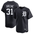 D.Tigers #31 Riley Greene Player Navy Home Limited Game Gdoa Stitched Jerseys