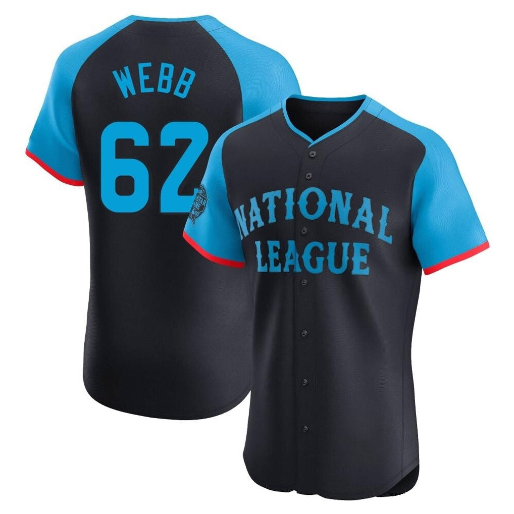 SF.Giants #62 Logan Webb Player Navy National League All-Star Home Limited Elite Stitched Jerseys