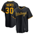 P.Pirates #30 Paul Skenes Player Black Home Game Stitched Jerseys