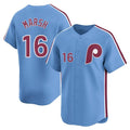 P.Phillies #16 Brandon Marsh Player Light Blue Game Stitched Jerseys