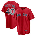 B.Red Sox #40 Willson Contreras Player Red Home Game Gdoa Stitched Jerseys