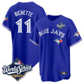 T.Blue Jays #11 Bo Bichette Player Blue 2025 World Series Rush Limited Stitched Jerseys