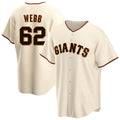 SF.Giants #62 Logan Webb Player Cream Home Game Stitched Jerseys