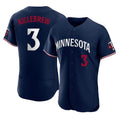 M.Twins #3 Harmon Killebrew Player Navy Replica Home Limited Elite Gdoa Stitched Jerseys