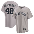 NY.Yankees #48 Paul Goldschmidt Player Gray Game Home Stitched Jerseys