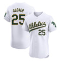 Athletics #25 Brent Rooker Player White Elite Home Stitched Jersey