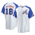 A.Braves #18 Mike Yastrzemski player White Replica City Connect Stitched Jerseys