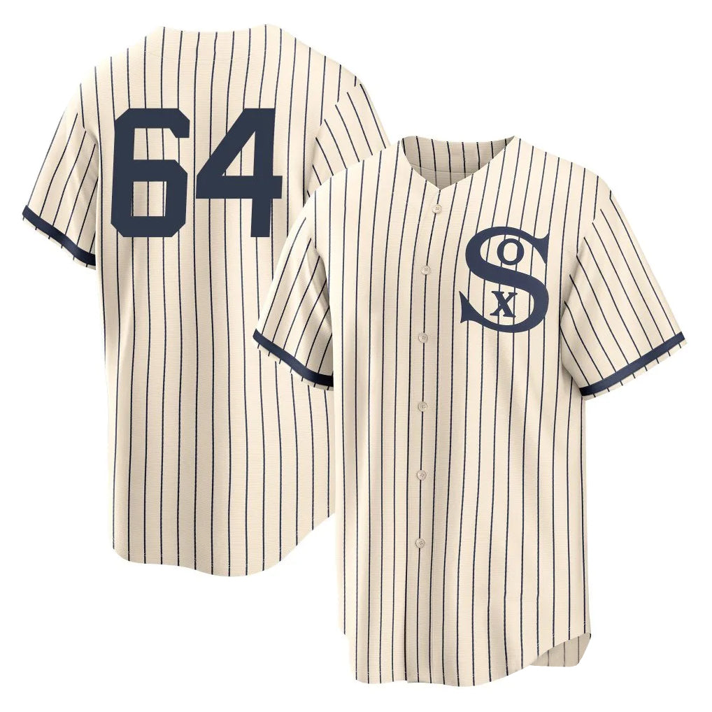 C.White Sox #64 Shane Smith Player Cream Field of Dreams Home Game Gdoa Stitched Jerseys
