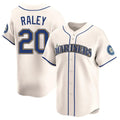 S.Mariners #20 Luke Raley Player Cream Home Limited Stitched Jerseys