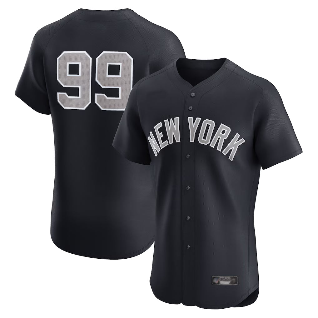 NY.Yankees #99 Aaron Judge Player Navy  Home Limited Elite Game Gdoa Stitched Jerseys