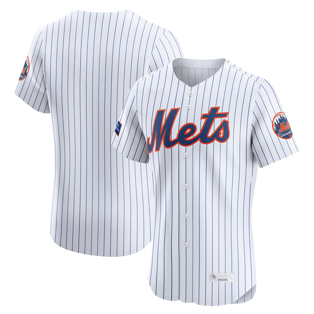 NY.Mets ## Mets Blank Player White Home Limited Elite Gdoa Stitched Jerseys