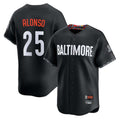 B.Orioles #25 Pete Alonso Player Black City Connect Limited Home Game Gdoa Stitched Jerseys