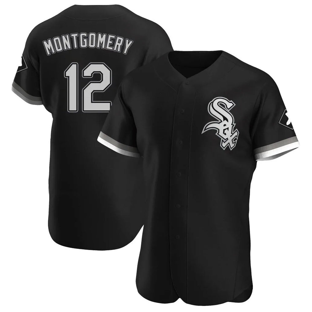 C.White Sox #12 Colson Montgomery Player Black Limited Elite Home Gdoa Stitched Jerseys