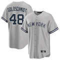 NY.Yankees #48 Paul Goldschmidt Player Gray Road Game Gdoa Stitched Jerseys