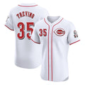 C.Reds #35 Jose Trevino Player White Limited Elite Home Gdoa Stitched Jerseys
